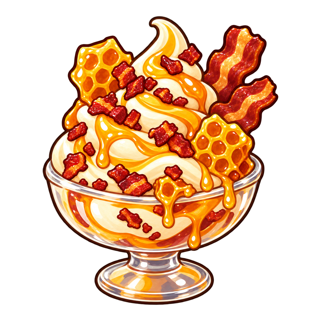 Candied Bacon Honeycomb Swirl