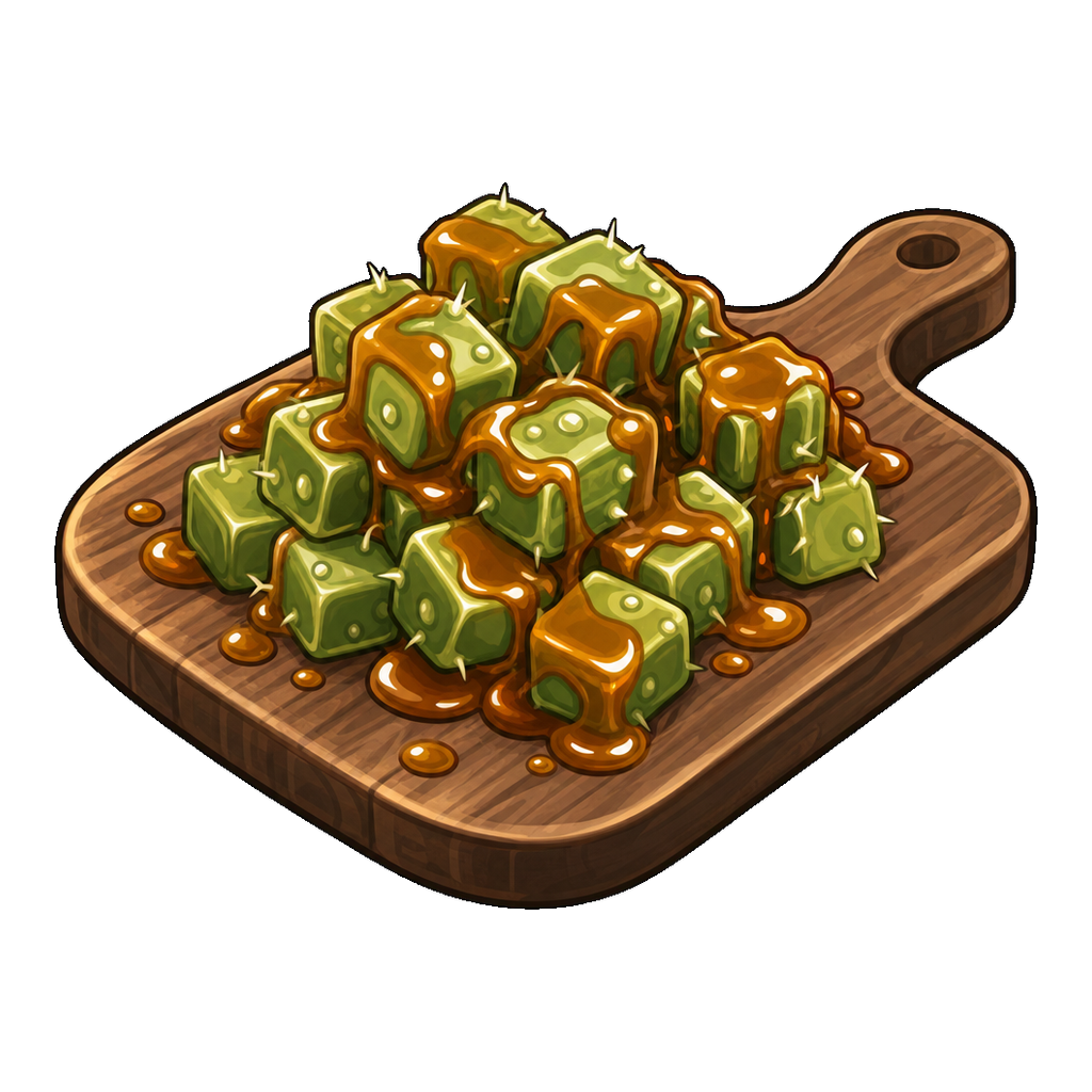 Caramel Cactus Chop