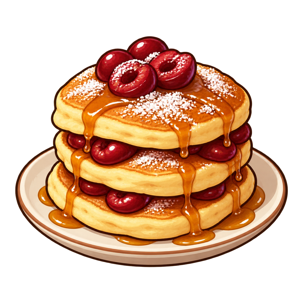 Cherry Speckle Flapjacks
