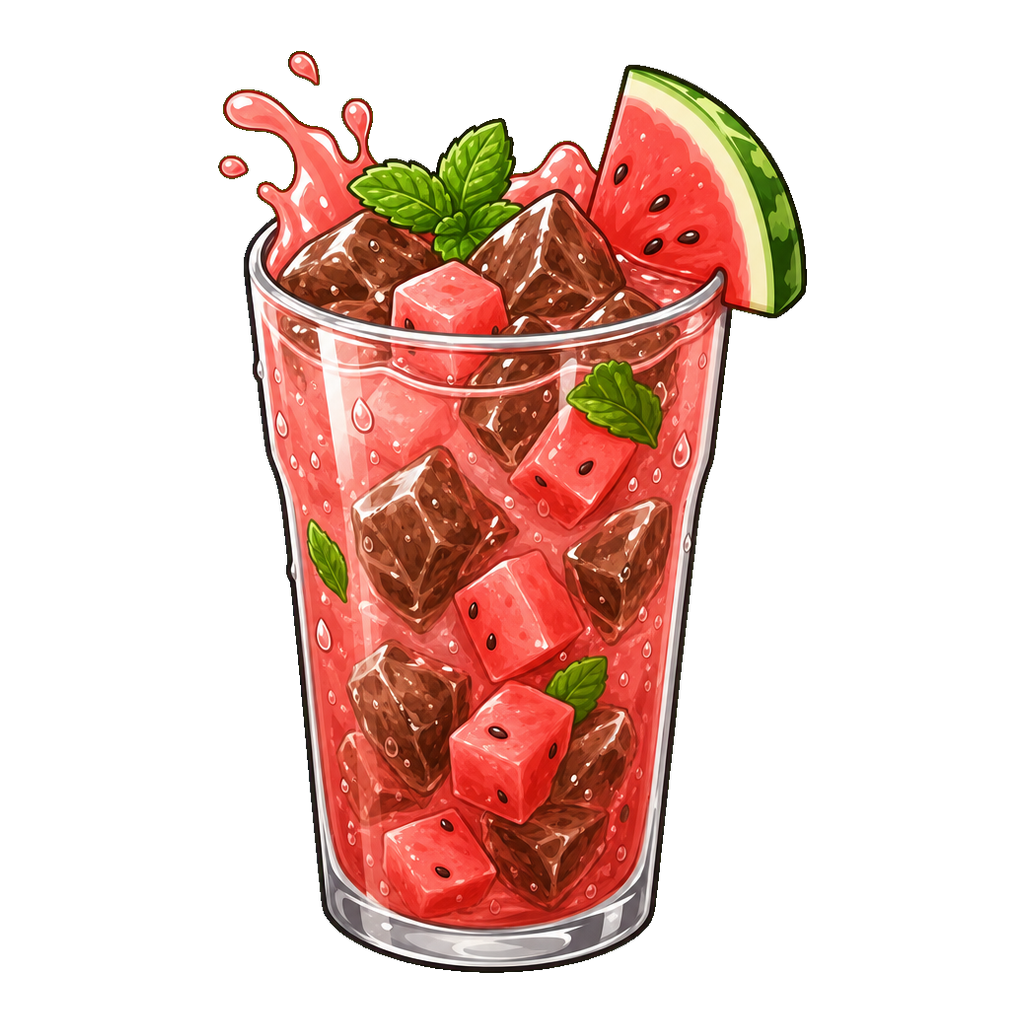 Chopped Muddy Melon Cooler