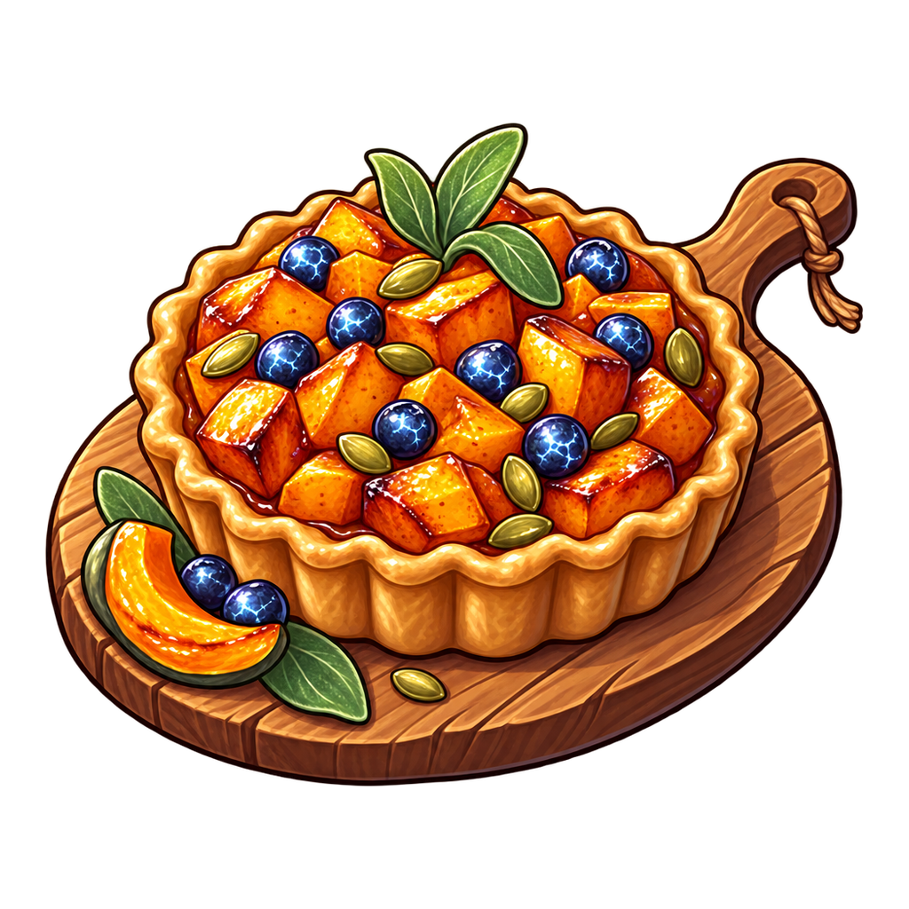 Pumpkin Berry Tart