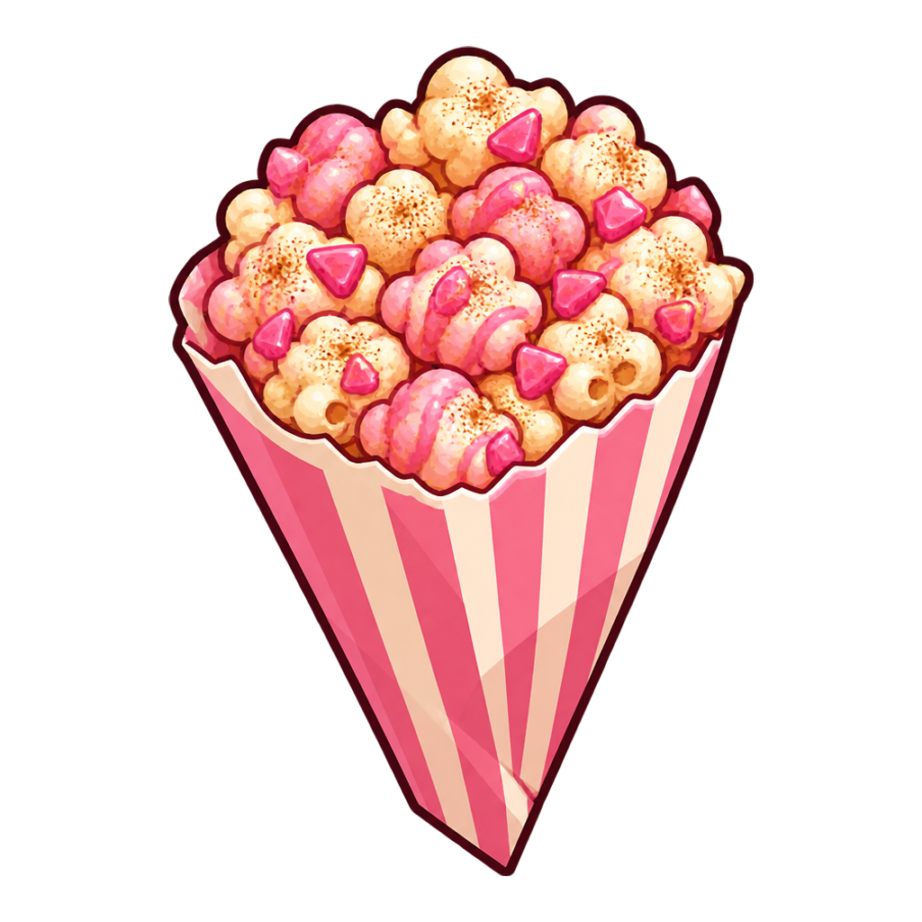 Cinnamon Bubblegum Popcorn Toss