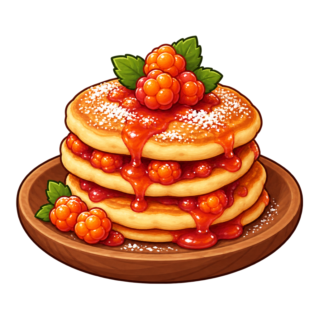 Cloudberry Griddle Cakes