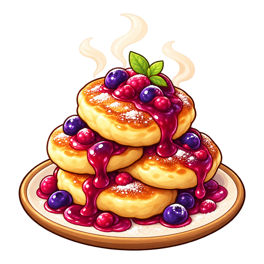 Cometberry Griddle Puffs
