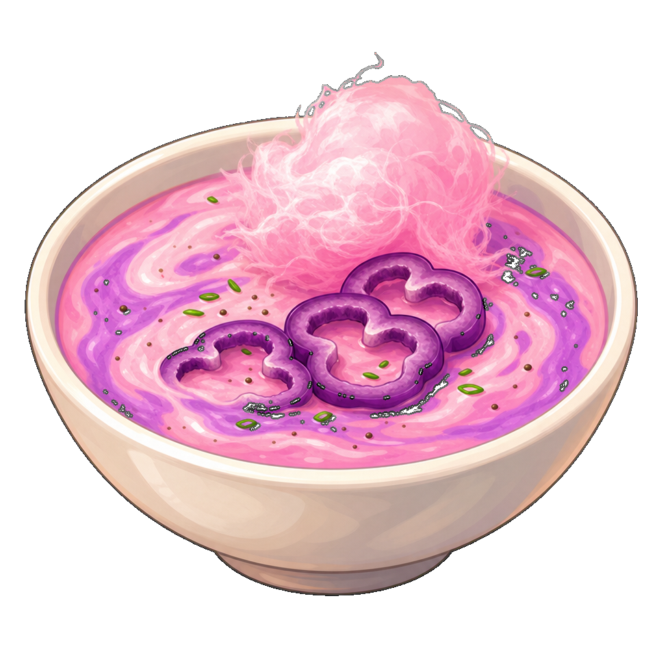 Cotton Candy Pepper Bisque