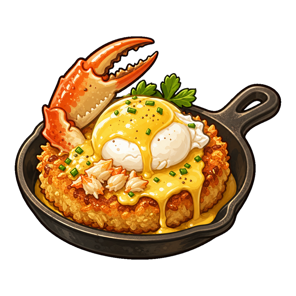 Crabby Benediction Crumble