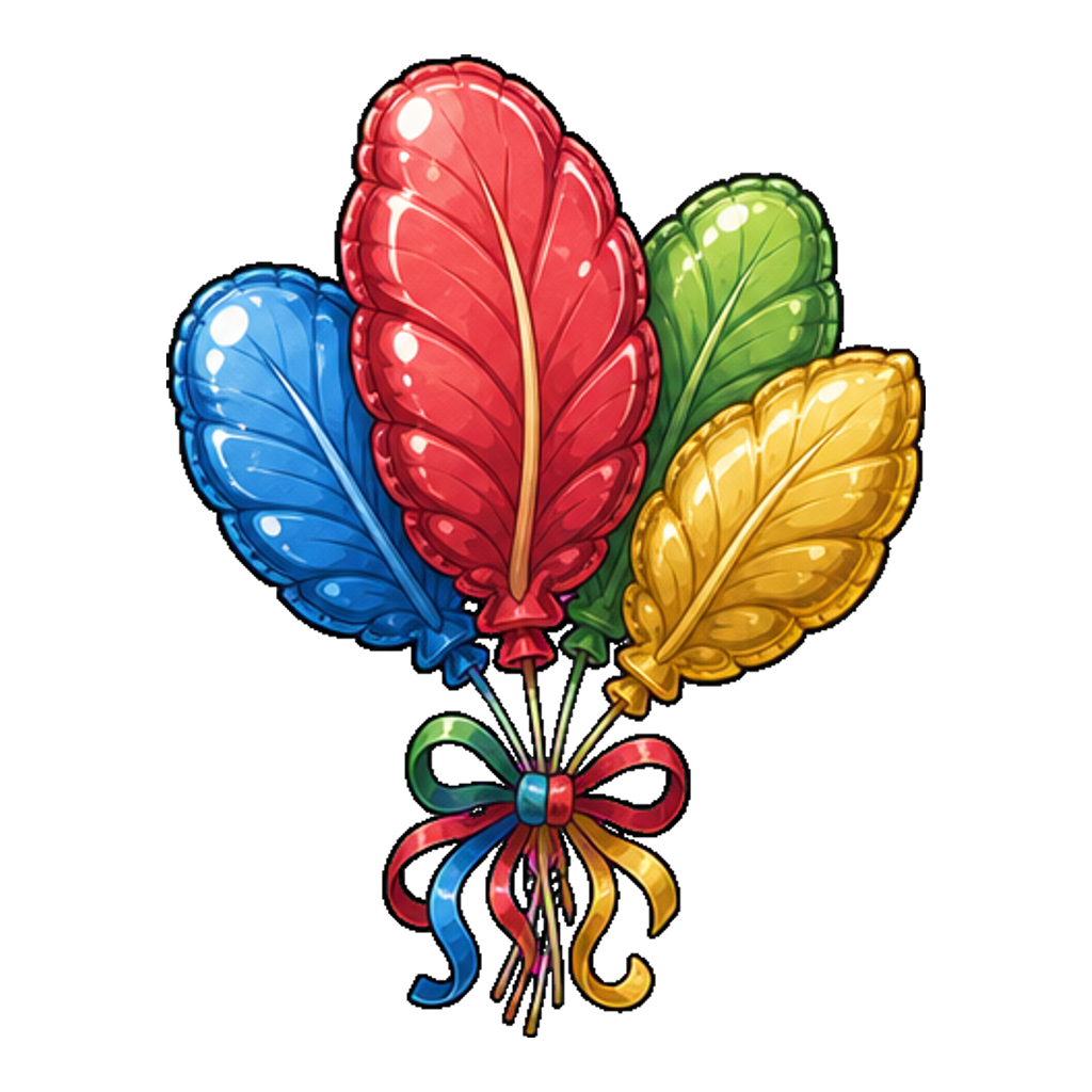 Crystal Feather Balloon Bouquet Crystal Feather Balloon Bouquet