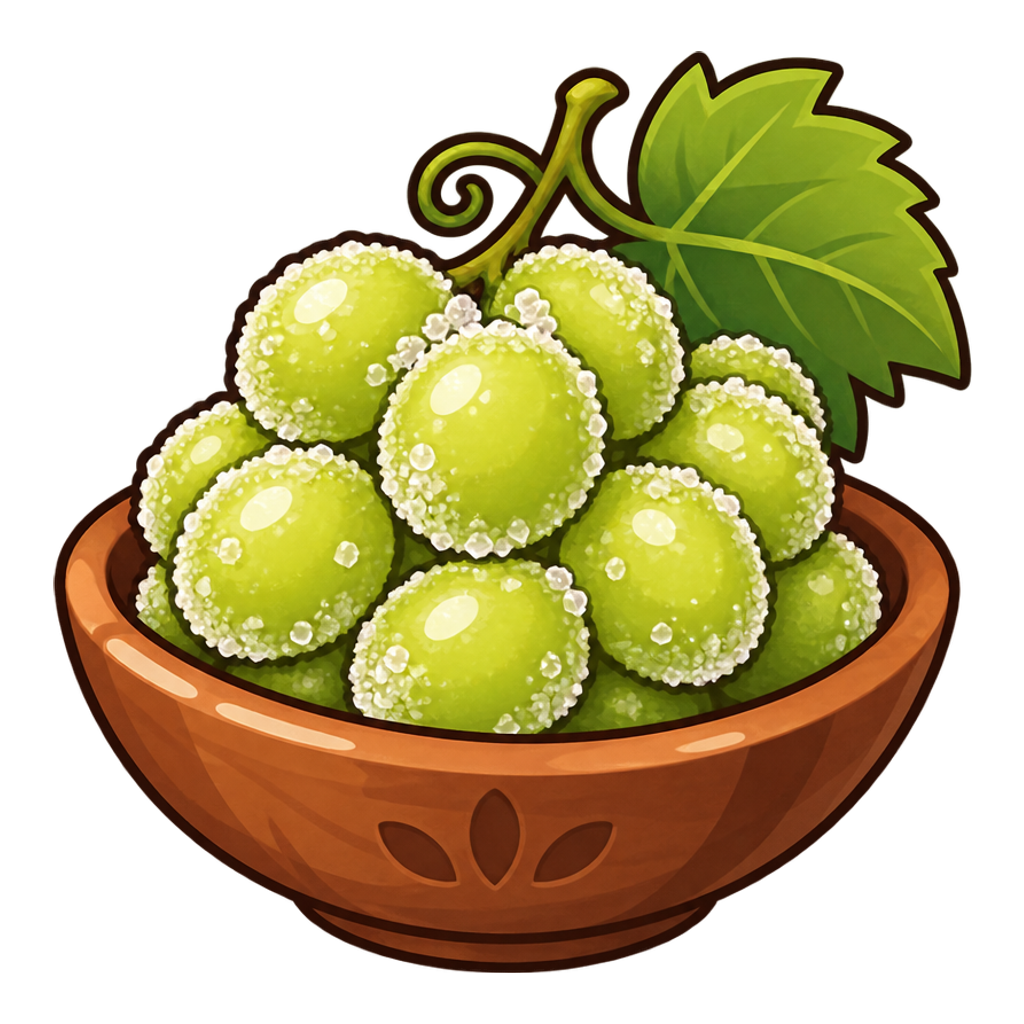 Crystal Sugar Grape Clusters