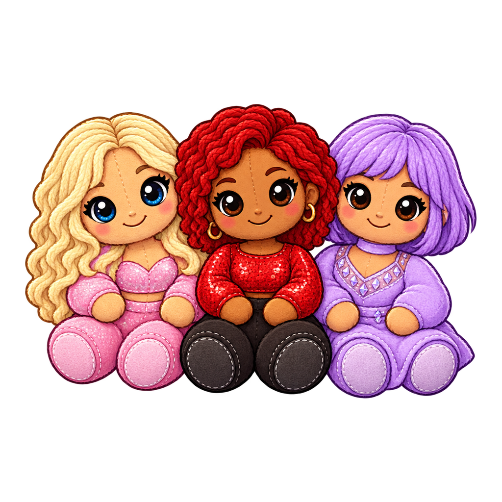 Crystalglow Trio Plushie