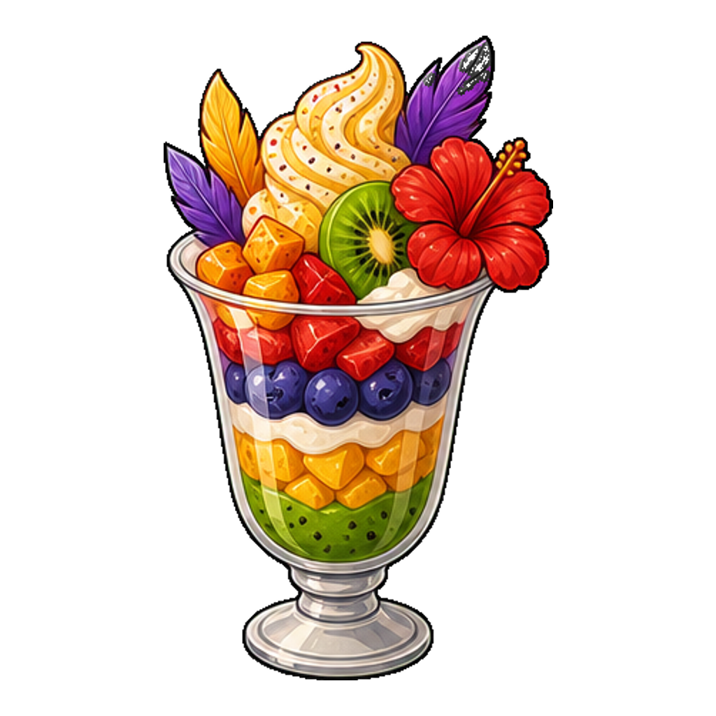 Flockfruit Feather Parfait