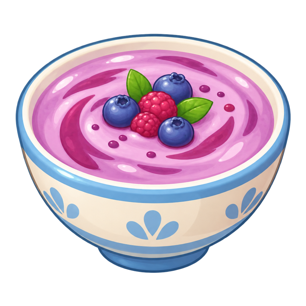 Frostberry Swirl Soup