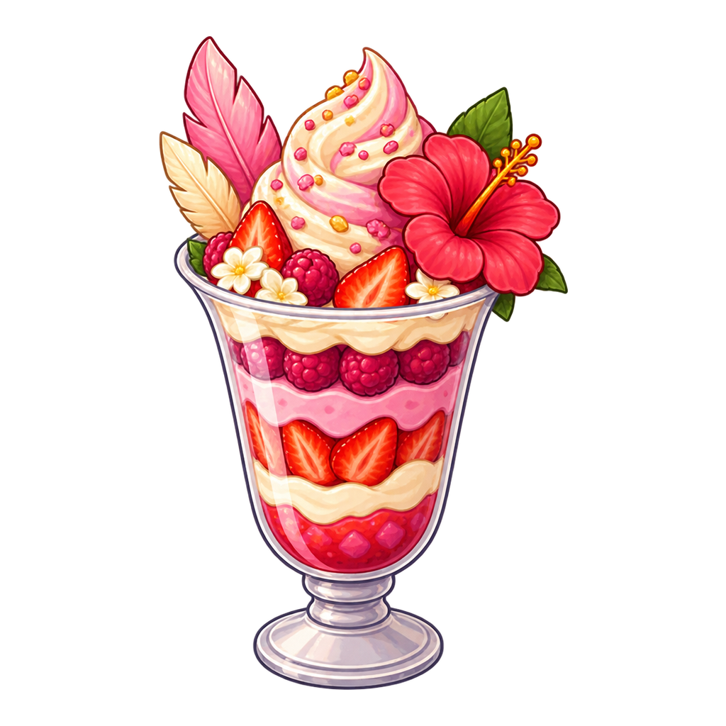 Frostbloom Feather Parfait