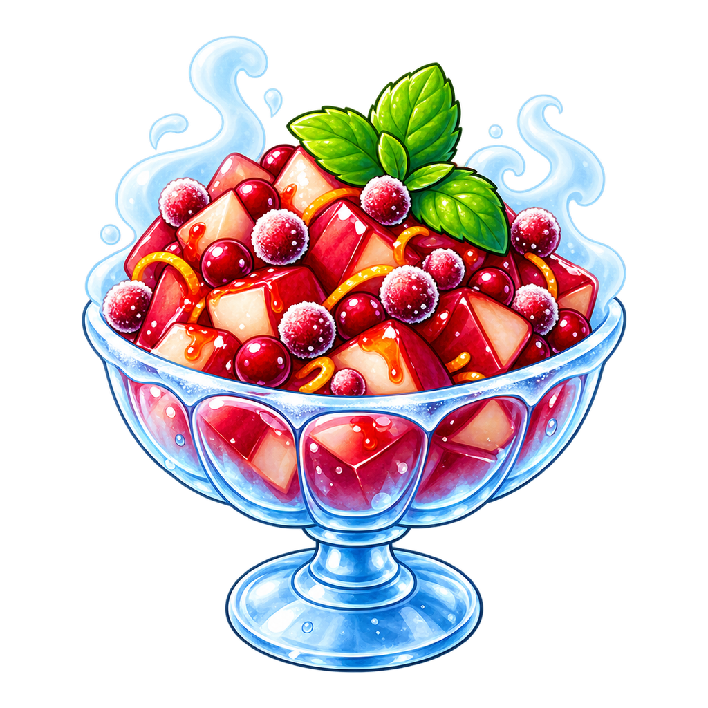 Frosty Ruby Pear Toss