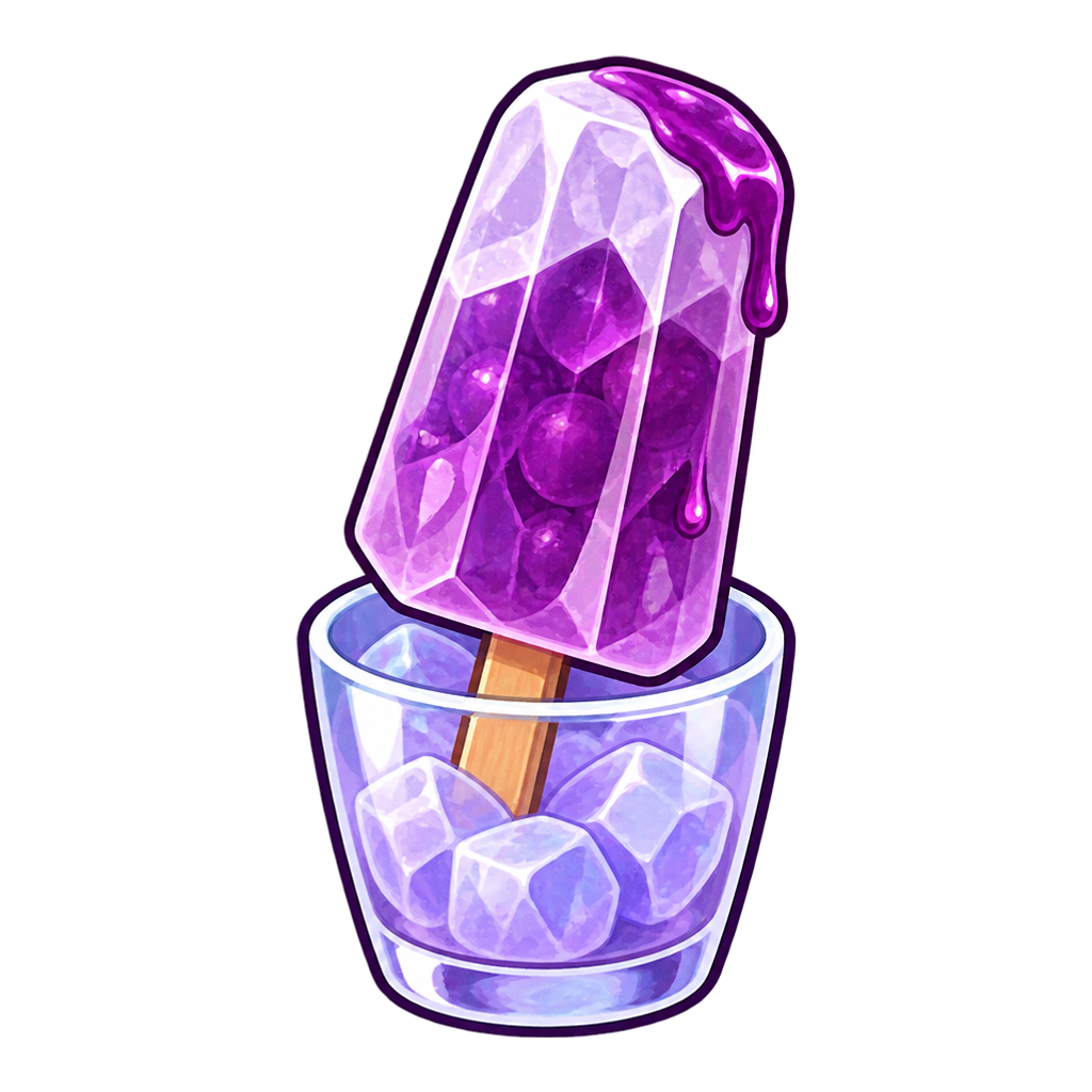 Frozen Grape Crystal Pop