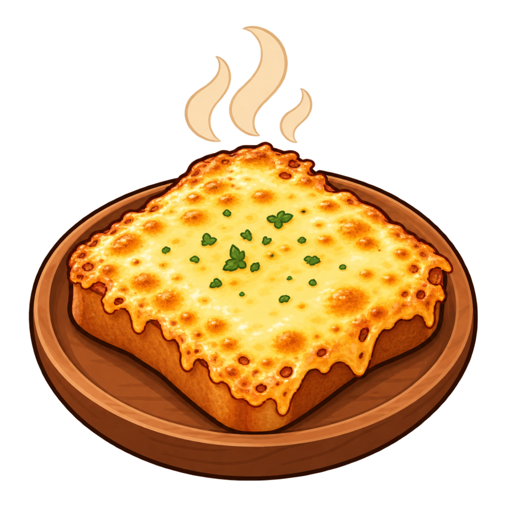 Golden Cheese Crisp Toast
