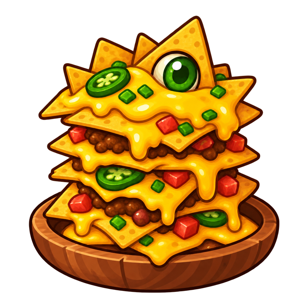 Grinning Nacho Stack