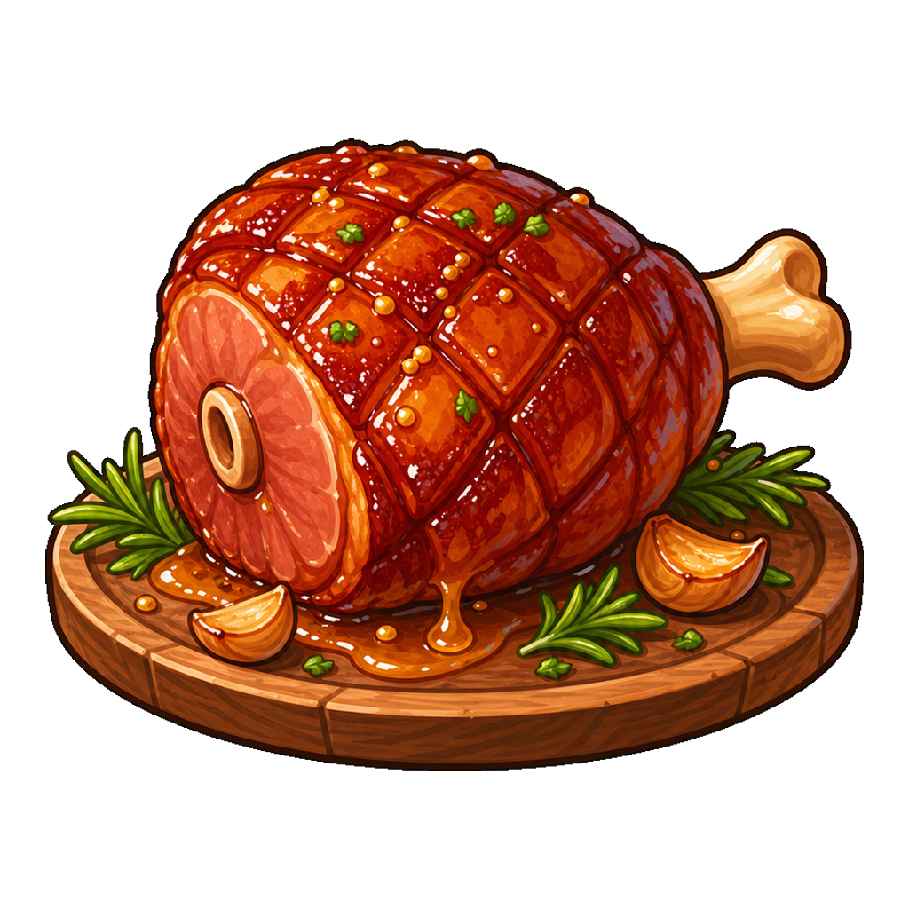 Honey-Lacquered Ham Hock Roast