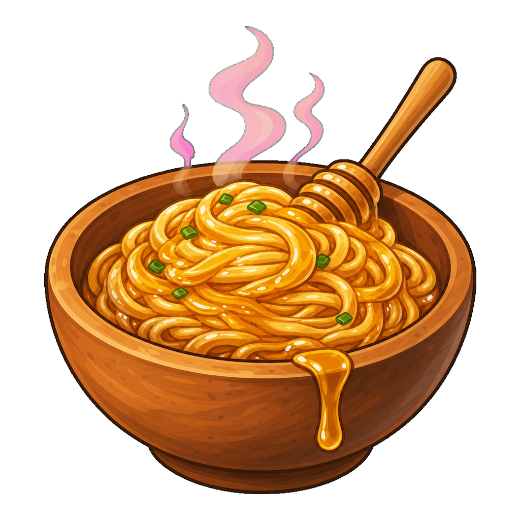 Honeyed Noodle Swirl
