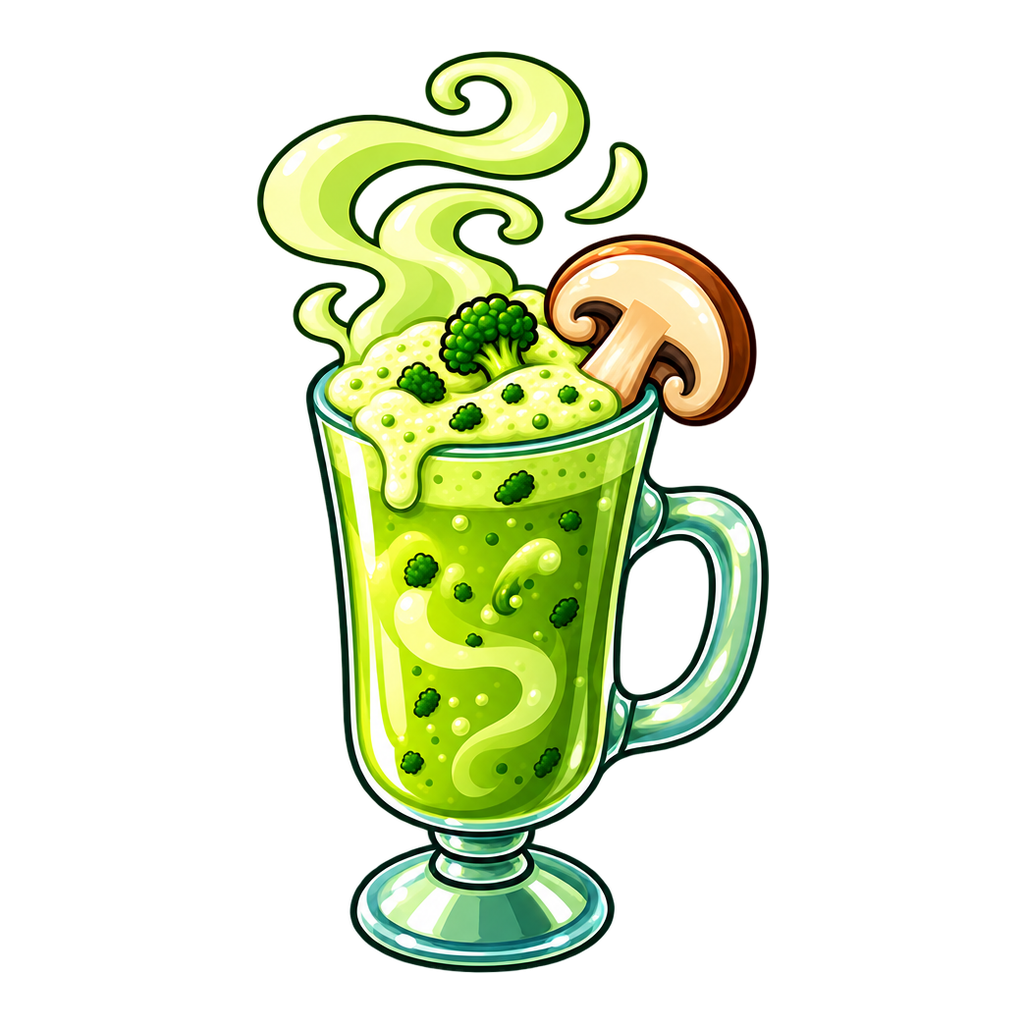 Impromptu Broccoli Bubble Sip