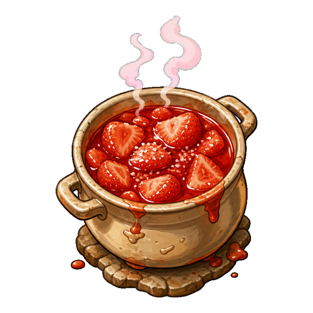 Impromptu Strawberry Sugar Simmer