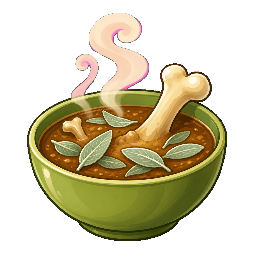 Improvised Cloudsage Bone Broth