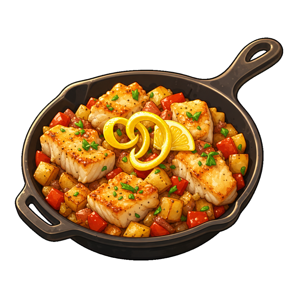 Lemon Whisker Breakfast Hash