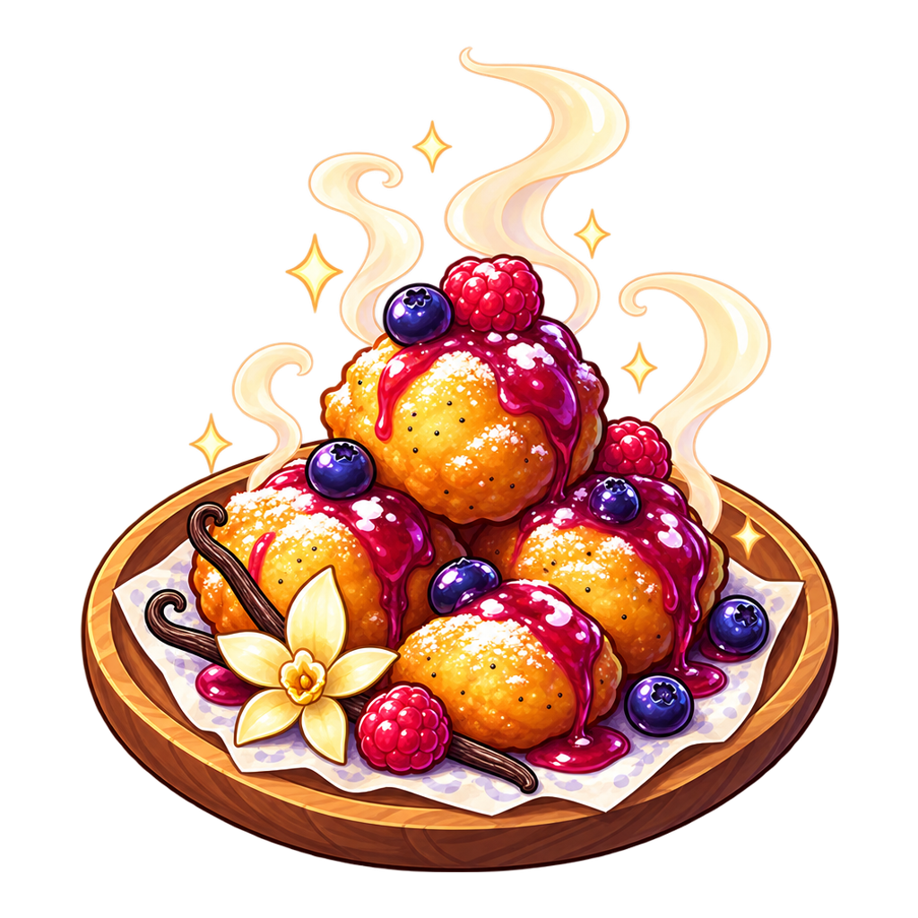 Lullaby Berry Fritters