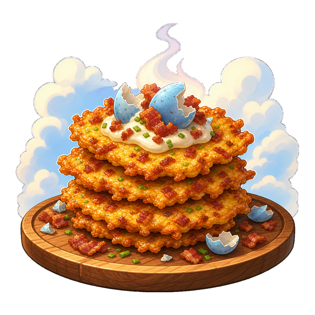 Mooncluck Bacon Fritter Stack