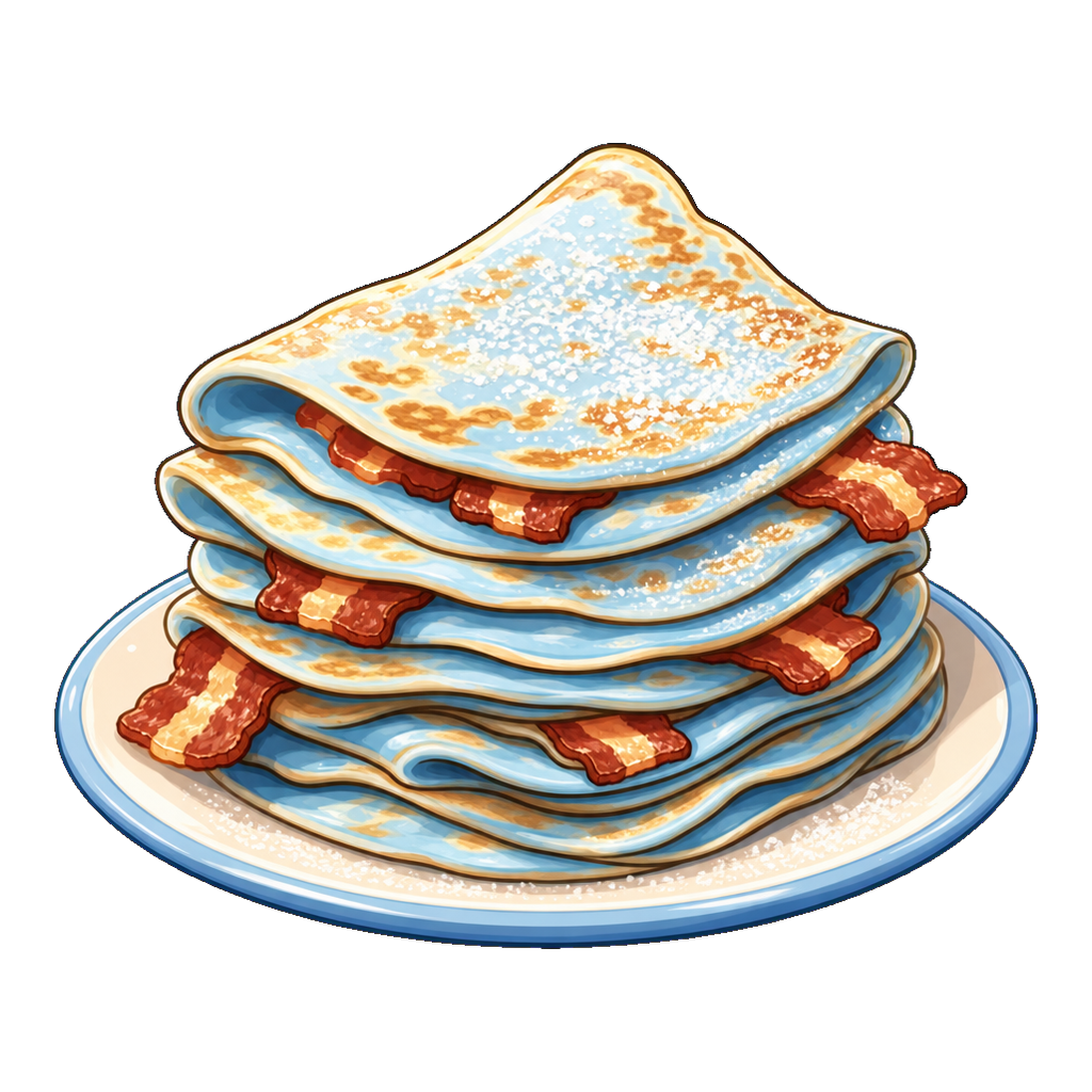 Mooncluck Griddle Crêpe Stack