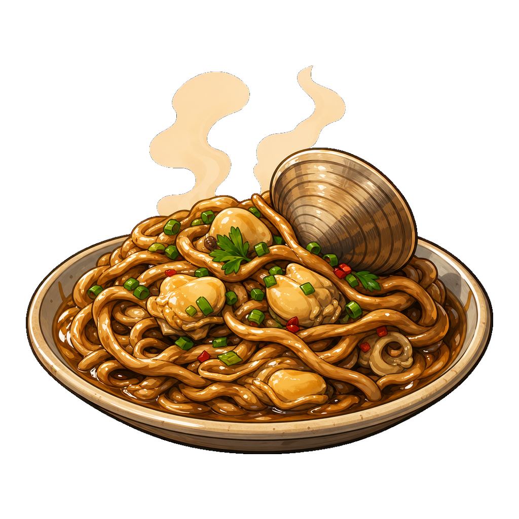 Rattleshell Clam Noodle Tangle