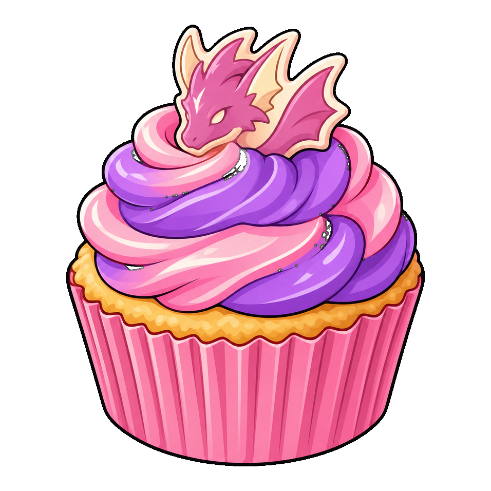 Rayuku Day Cupcake