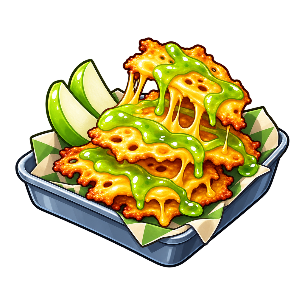 Sour Apple Cheese Crisps