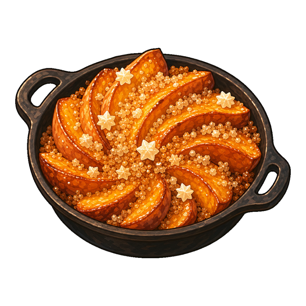 Star Salt Candied Yam Crumble