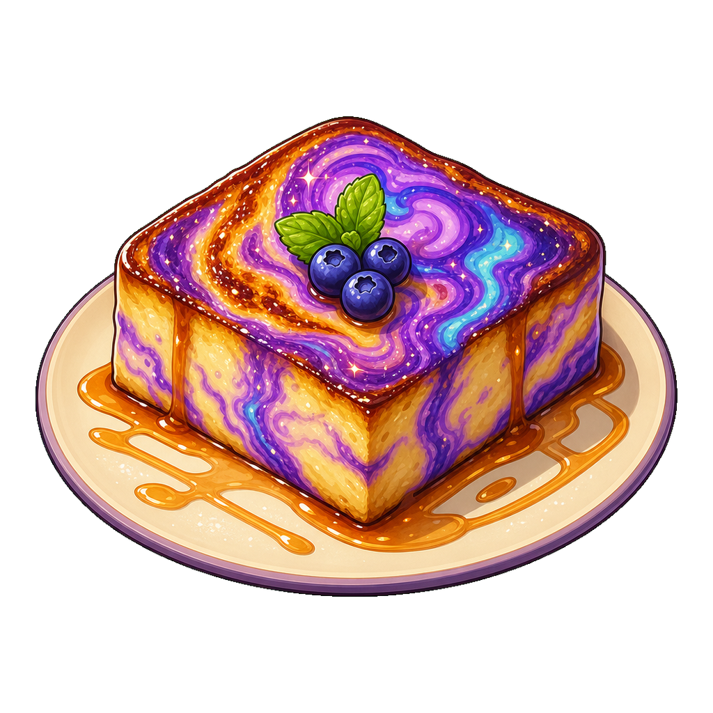 Starlit Violet Griddle Custard