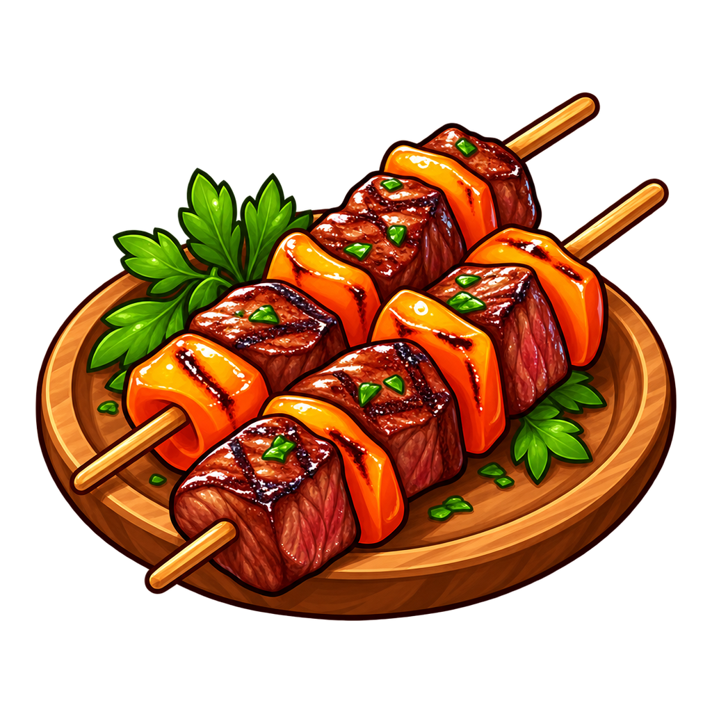 Sunrise Steak Skewers