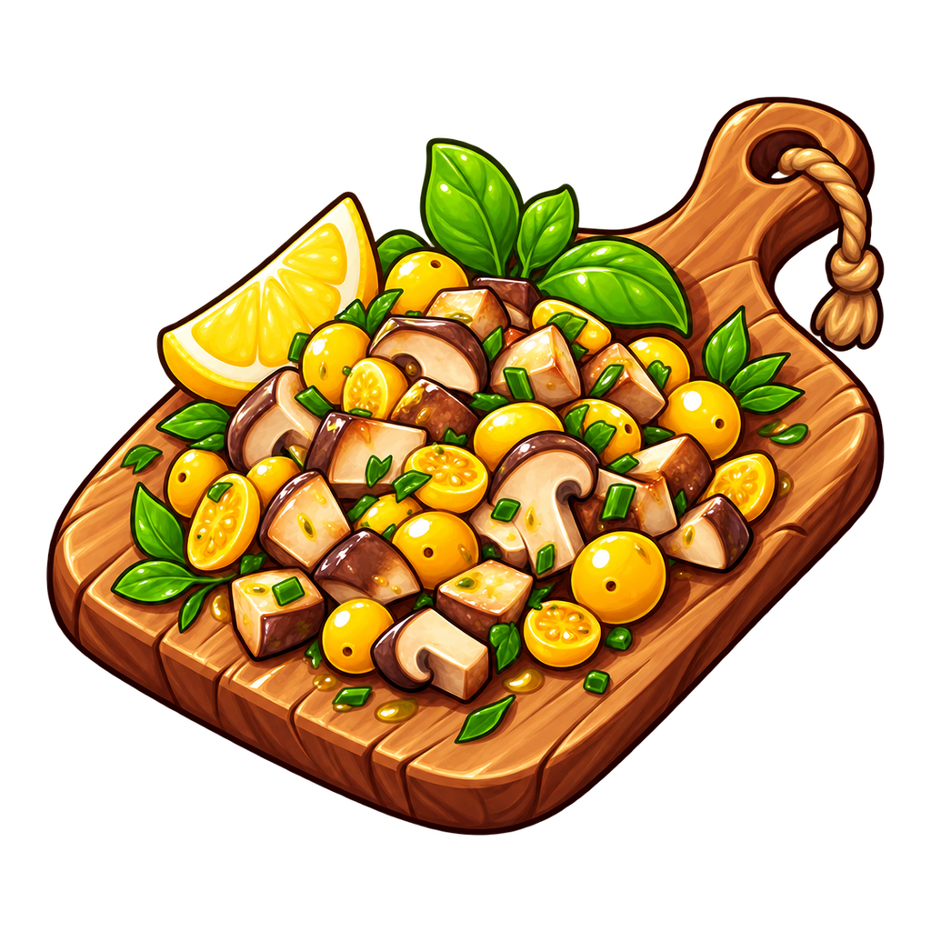 Berry Mushroom Chop