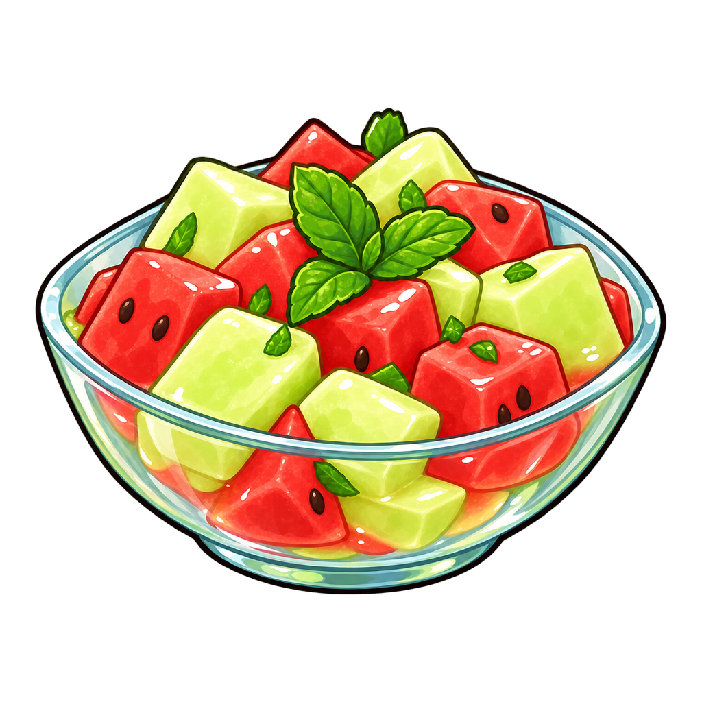 Twin Melon Breeze Salad