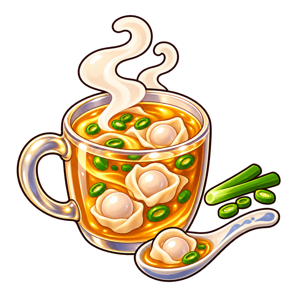 Whisked Pearl Wonton Sip