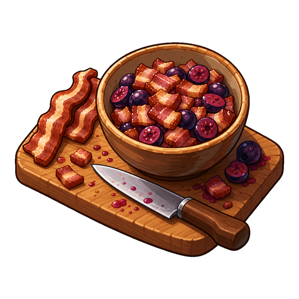 Whispernight Bacon Chop Bowl