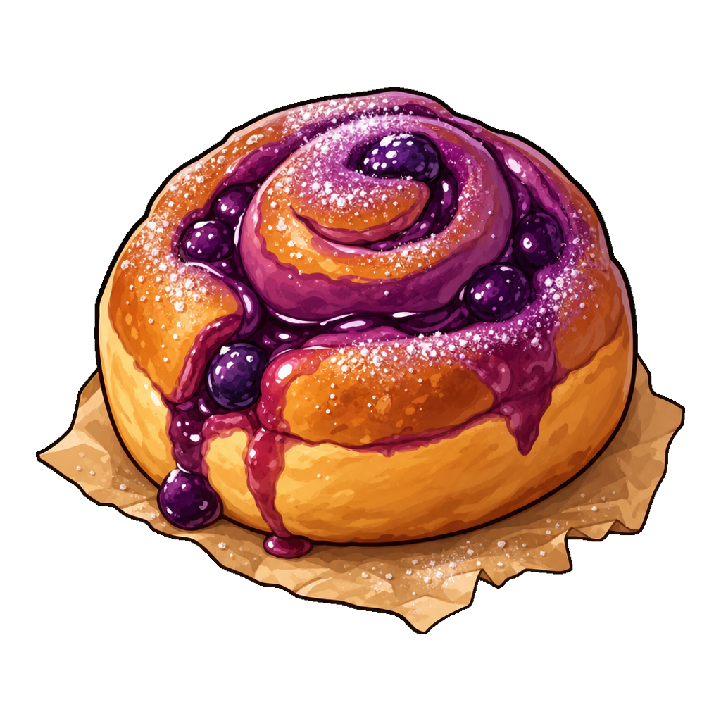 Whispernight Berry Swirl Bun