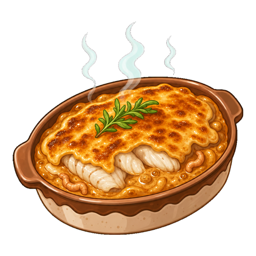 Wriggly Bisque Fillet Bake